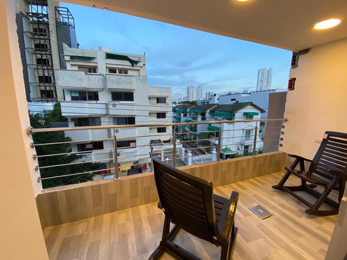 Aparta Estudio En El Edificio Bahia 79 Apartasuites Cartagena Bagian luar foto