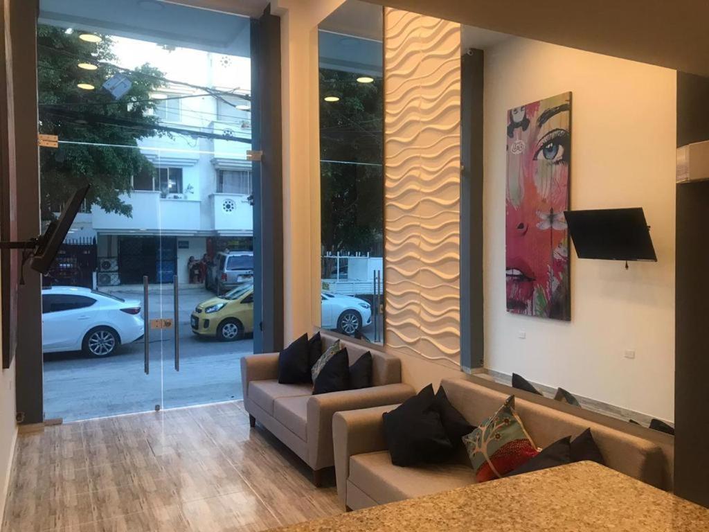 Aparta Estudio En El Edificio Bahia 79 Apartasuites Cartagena Bagian luar foto