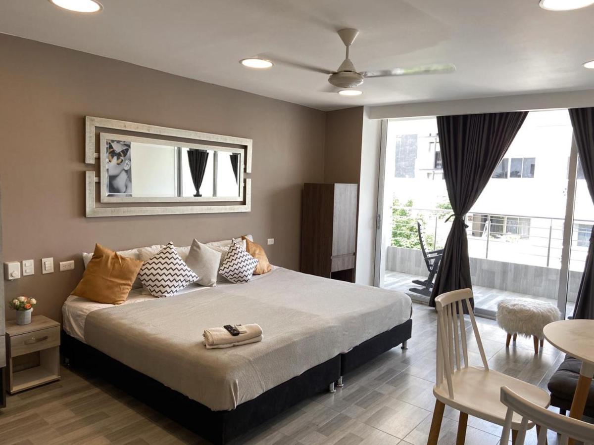 Aparta Estudio En El Edificio Bahia 79 Apartasuites Cartagena Bagian luar foto